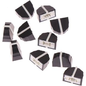 10 Pcs Black DBX2231 Equalizer Fader Cap 11MMX9MM Hole 4MM Potentiometer Fader knob Cap Knobs Electric Guitar Parts, Electric Guitar Knobs