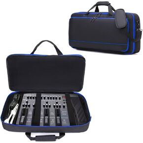 CB-ME80 Carry Bag for ME-80 / ME-90 / GT-1000 / GX-100 / ME-90 Guitar Multi-effects Pedal, Guitar Pedal Board Storage Bag with Compartment for Guitar Cable or Other Accessories, Black