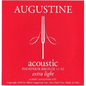 AA Augustine Acoustic Guitar Strings (HLACOUSTICEXLIGHT)