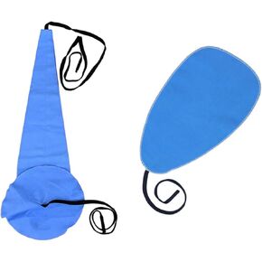 Dnyta Sax Instrument Cleaner Blue Saxophone Cleaning Cloth Silk Sax Neck Cleaning Swab Instrument Cleaning Cloth for Alto Tenor Clarinet Flute and Woodwind Instruments