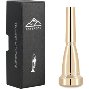 EASTROCK 7C Trumpet Mouthpiece Performance Type 7c Heavy Gold Vacuum Package Trumpet Instrument Accessories
