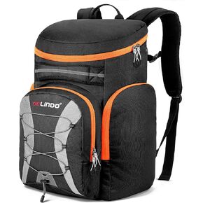 حقيبة ظهر لأحذية التزلج سعة 55 لتر من جيليندو: حقيبة ظهر كبيرة للتزلج على الجليد وحزمة متعددة المقصورات - حقيبة ظهر لأحذية التزلج مقاومة للماء، أزرق داكن (SBSQ01NVBL) in Kuwait