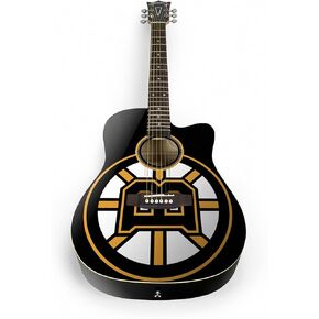 NHL Boston Bruins Acoustic Guitar
