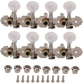 Mandolin Tuning Pegs, 4L4R Machine Head Tuning Pegs String Tuning Buttons Replacement for 8 Strings Mandolin Instruments