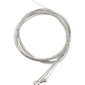 Piutouyar 5 String Bass Guitar Strings Set, Stainless Steel Bass Strings, Precision Electric Bass 5 Strings Replacement Bass Instrument Accessories