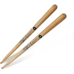 7A Drumsticks -Classic 7A Maple Drum sticks -Tear Drop Wood Tip - Durable and Balanced for Drummers, Ideal for Jazz/Acoustic/Lighter pop music, Suitable for Daily Practice