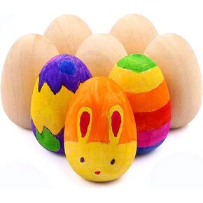 8PCS Wooden Percussion Eggs, Colorful Musical Easter Maracas Egg Shakers…