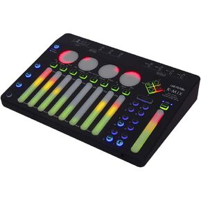 K-Mix Compact 8-Channel Digital Mixer with Effects and Multi-Channel 8x10 USB Audio Interface