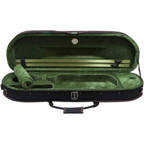 Sky New Luxurious Half-moon Violin Case with Hygrometer, Lightweight