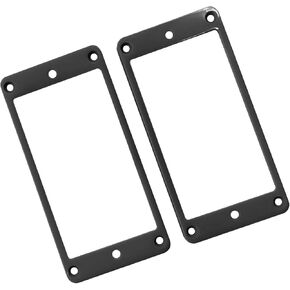 Pickup Frame Compatible with Les Paul Epiphone Guitar Replacement Part Pickup Cover Frame, Plastic Accessories (Black 2Packs)
