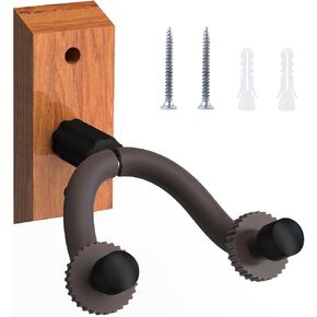 Guitar Wall Mount, Guitar Holder Wall Stand, U Shape Guitar Wall Hanger for Acoustic and Electric Guitar, Bass, Ukulele, Banjo, Mandolin
