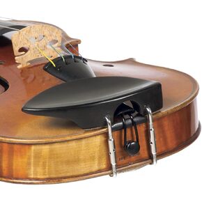 Zitsman 3/4-4/4 Violin Chinrest - Ebony with Standard Bracket