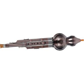 1pc Three Tone Gourd Silk Gourd Cucurbit Flute Hulusi Instrument Chinese Classical Cucurbit Flute Adulting for Adults for Adults Porcelain Gourd Flute Aldult China