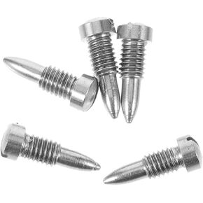 5pcs Musical Saxophone Bass Sax Maintenance Parts Clarinet Repair Kit Sax Screws Sax Threaded Rods Sax Repair Screws Instrument Parts Metal Conical Set