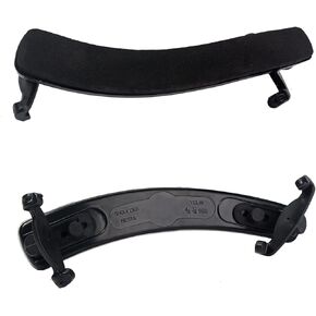 Meech Shoulder Rest for Violin 4/4 Collapsible Plastic Material with Thick Sponge Violin Shoulder Rest 4-4-3/4 Universal Black