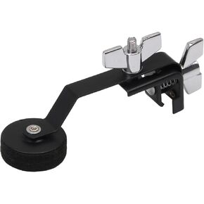 Black Metal Drum Damper Mute Silencer Plus Felt Clamp-on Tone Control Muffler for Drum Kit 145 x 65mm