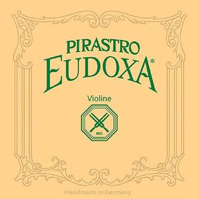Pirastro Eudoxa 4/4 Violin String Set - Medium Gauge with Loop-End E