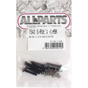 Allparts GS 0007 003 PU Screws/Springs Black