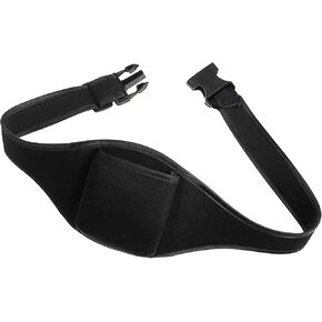 BESPORTBLE Mic Belt for Fitness Instructors, Neoprene Microphone Belt Pouch Carrier Holder Adjustable Sweat Absorbent Belt Waistband Bag for Fitness Teacher Theater Speaker