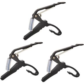 3 Pack Guitar Capo Clamp Kapo Universal and Quick-Change Tuning Clip For Acoustic Classic Electric 6-Strings Guitars Ukulele Banjo Bass Folk Musical Instrument Mandolin