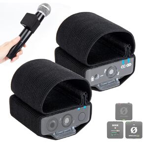 SUNMON Hand Microphone Elastic Sleeve for Rode Wireless Go 2, Rode Wireless Pro/Rode Wireless ME Elastic Sleeve Accessories for Speech,Interview Camera, Wedding Handheld Microphone