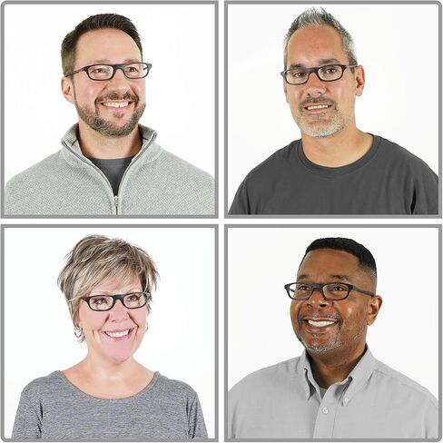 نظارات القراءة المغناطيسية Clic Blue Light Blocking من Slastik، شريط ناعم، قارئات كمبيوتر قابلة للتعديل، Windu (M-XL) in Kuwait