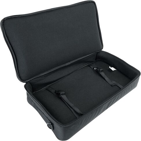 Rockville MCB22 Gig Bag Case 4 DJ/MIDI/Keyboard Controllers/Guitar Pedal Board,Black,23" x 12" x 4" in Saudi Arabia
