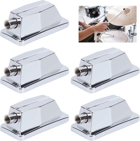 Drum Accessories, Fine Workmanship, Drum Lug Mounts, Pearl Drum Lugs Chrome Plated, Snare Drum Claw Hook, Stable, Strong, Good Decoration, Bass Replacement Parts Accessories in Saudi Arabia