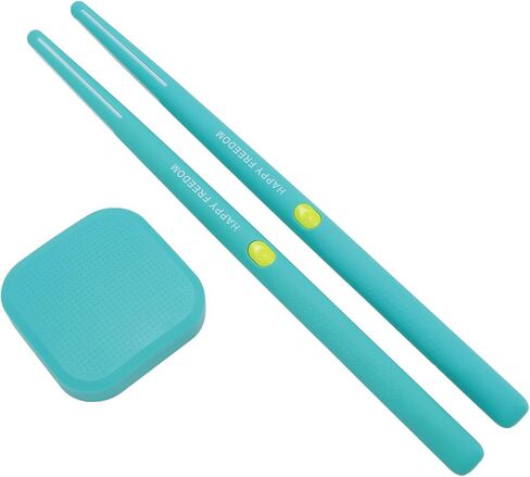 Electric Air Drum Set, Virtual Electronic Drum Set Authentic Experience Virtual Reality Somatosensory Air Drum Sticks with Colorful Lighting Effects, Audio Converter & Cable in Saudi Arabia