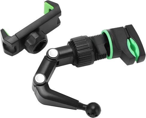 Smartphone Guitar Capo, Guitar Head Phone Holder Mount Bass Headstock Neck Clamp for Teaching Video Recording with Wiping Cloth & 10Pcs Picks, Guitar Accessories Bass Guitar Gifts in Saudi Arabia