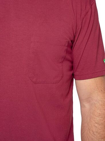Men's UPF Dri-Balance Short Sleeve Pocket Tee, Green, XX-Large in Saudi Arabia