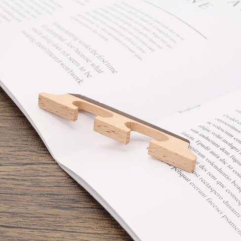 2PCS Bridge Replacement Accessories 5 String Three-Legged Ebony Maple Banjo Bridge Compatible with Banjo Guitar Ukulele in Saudi Arabia