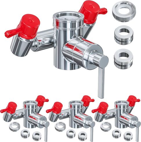 Skywin Eye Wash Kit - Black Eye Wash Units, Faucet Mounted Emergency Eye Wash Station Sink Attachment - Continuous Flow Eyewash Station with Common Sink Adapters and Inspection Tags in Saudi Arabia