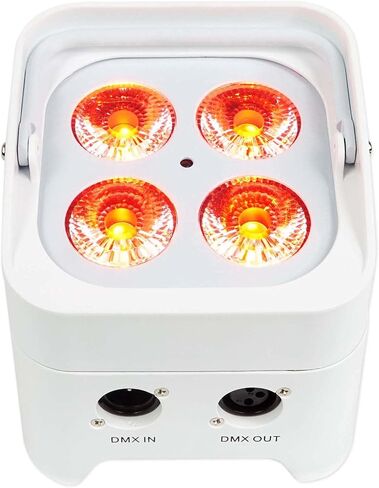 Rockville Best Par 50 Rechargeable Par Can Wash Light w/Wireless DMX+RGBWA+UV in Saudi Arabia