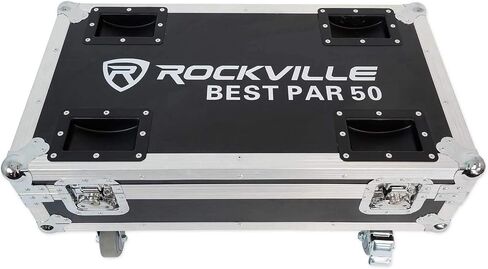 Rockville Best Par 50 Rechargeable Par Can Wash Light w/Wireless DMX+RGBWA+UV in Saudi Arabia