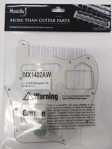 Musiclily Pro 10 فتحات جيتار Pickguard لـ JPN Fender Japan Jaguar، 3 طبقات أخضر نعناعي in Saudi Arabia