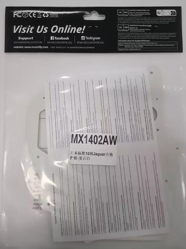 Musiclily Pro 10 فتحات جيتار Pickguard لـ JPN Fender Japan Jaguar، 3 طبقات أخضر نعناعي in Saudi Arabia