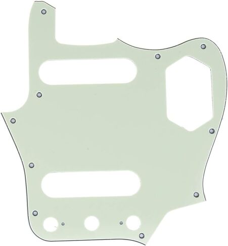 Musiclily Pro 10 فتحات جيتار Pickguard لـ JPN Fender Japan Jaguar، 3 طبقات أخضر نعناعي in Saudi Arabia