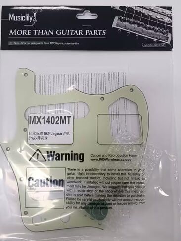 Musiclily Pro 10 فتحات جيتار Pickguard لـ JPN Fender Japan Jaguar، 3 طبقات أخضر نعناعي in Saudi Arabia