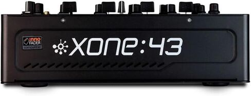 جهاز مزج الموسيقى Allen & Heath Xone 43 عالي الأداء 4+1 قناة تناظرية (AH-XONE:43) حزمة مع RCA ذكر إلى 1/4 + XLR + كابل صوت 3.5 مم 1/8 والمزيد من الملحقات in Kuwait