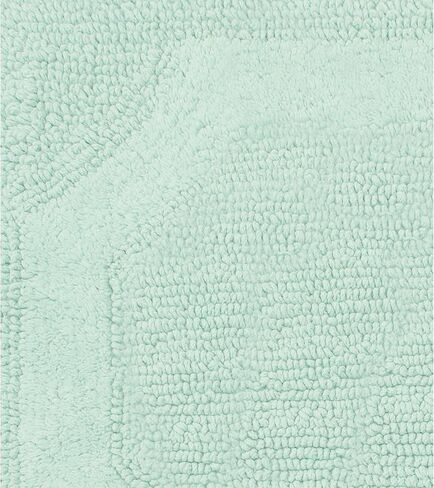 Laura Ashley Reversible Cotton 17 x 24 in. Bath Mat, White in Kuwait