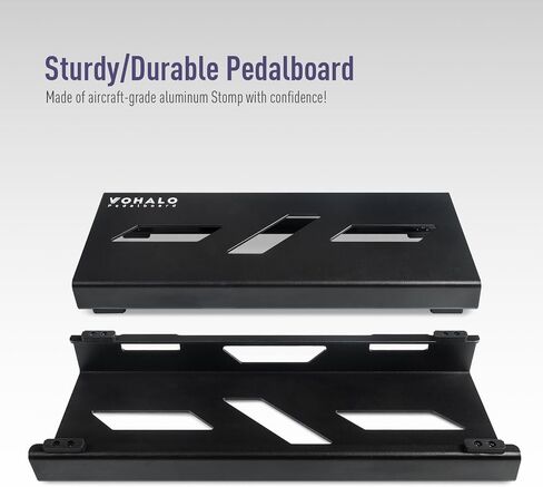 Mini Guitar Pedal Board 14" Guitar Effects Compact Small Pedalboard with Pedals Mountain Tape, Cable Tie & Patch Cables, Black 14.1"x 5.5"x 1.2" in Saudi Arabia