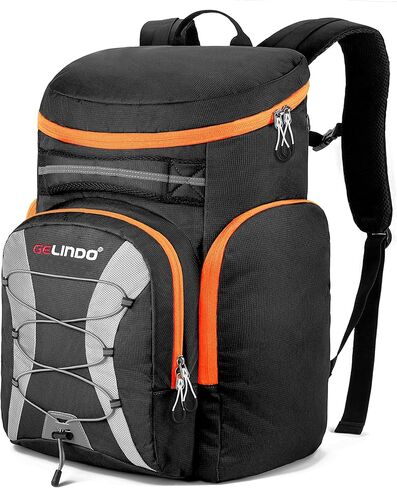 حقيبة ظهر لأحذية التزلج سعة 55 لتر من جيليندو: حقيبة ظهر كبيرة للتزلج على الجليد وحزمة متعددة المقصورات - حقيبة ظهر لأحذية التزلج مقاومة للماء، أزرق داكن (SBSQ01NVBL) in Kuwait