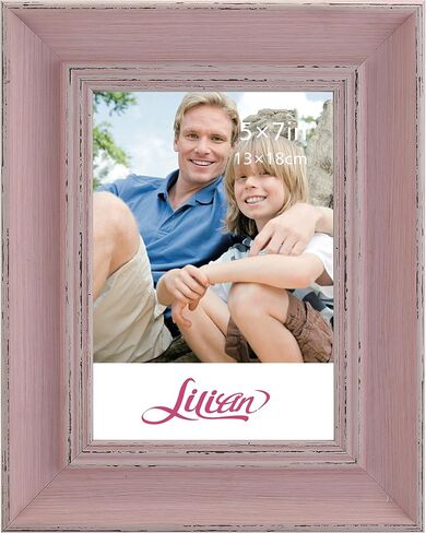 Lilian PC Pink Photo Frames(8 x 10in), Choose PS Polymer Material Environmental Protection(3175-C2T-c) in Saudi Arabia