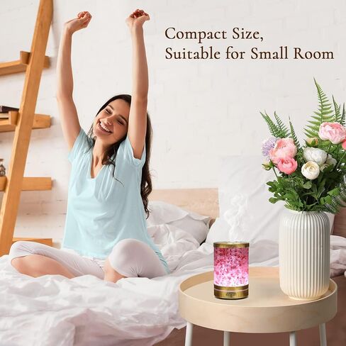 Essential Oil Diffuser Aromatherapy Diffusers for Essential Oils Large Room, Ultrasonic Himalayan Salt Lamp Aroma Diffusers for Home, Gifts Ideas for Mom, 400ML in Saudi Arabia