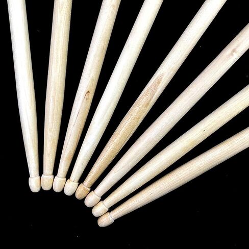 7A Drumsticks -Classic 7A Maple Drum sticks -Tear Drop Wood Tip - Durable and Balanced for Drummers, Ideal for Jazz/Acoustic/Lighter pop music, Suitable for Daily Practice in Saudi Arabia