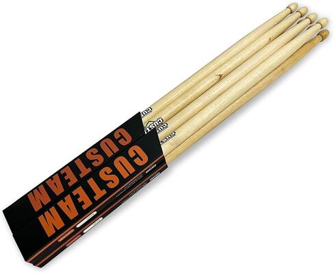 7A Drumsticks -Classic 7A Maple Drum sticks -Tear Drop Wood Tip - Durable and Balanced for Drummers, Ideal for Jazz/Acoustic/Lighter pop music, Suitable for Daily Practice in Saudi Arabia