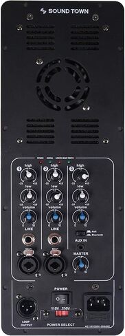 Sound Town Class-D Plate Amplifier for PA DJ Speaker Cabinets, Loudspeakers, 150W RMS, w/EQ, TWS Bluetooth (STPA-160D) in Kuwait