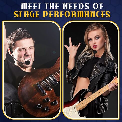 6 قطع من ميكروفون سماعة الرأس للهالوين، ميكروفون سلكي، ملحقات أزياء المغني المحمولة، سماعة رأس لمكبر الصوت، ومعلمي الدليل السياحي، ومكبرات الصوت، والمدربين، والعروض التقديمية، باللون الأسود in Kuwait