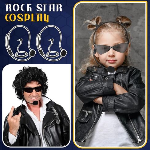 مجموعة كونوهان مكونة من 3 ميكروفونات لسماعات الهالوين، سلك مرن 3.5 مم لمضخم الصوت وليس الهاتف أو الكمبيوتر الشخصي، والمعلمين، ومكبرات الصوت، والمغني، والراقص، والمدربين، والعروض التقديمية، وكبار السن in Kuwait